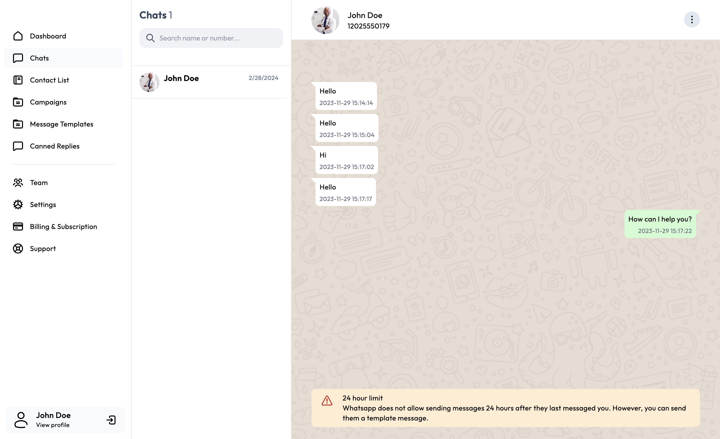 Swift Convo Chat Interface